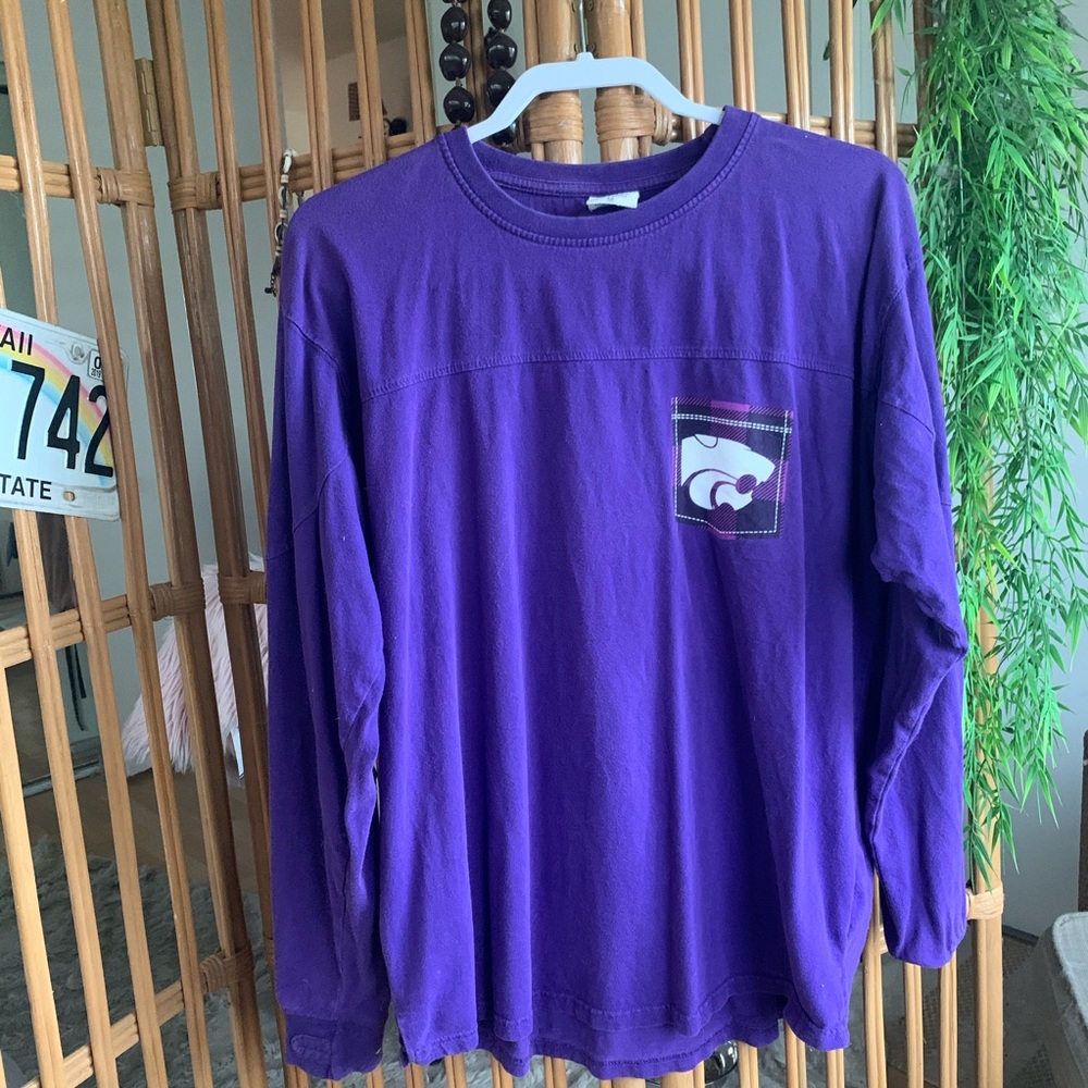 K-State Wildcats Long Sleeve Purple Shirt